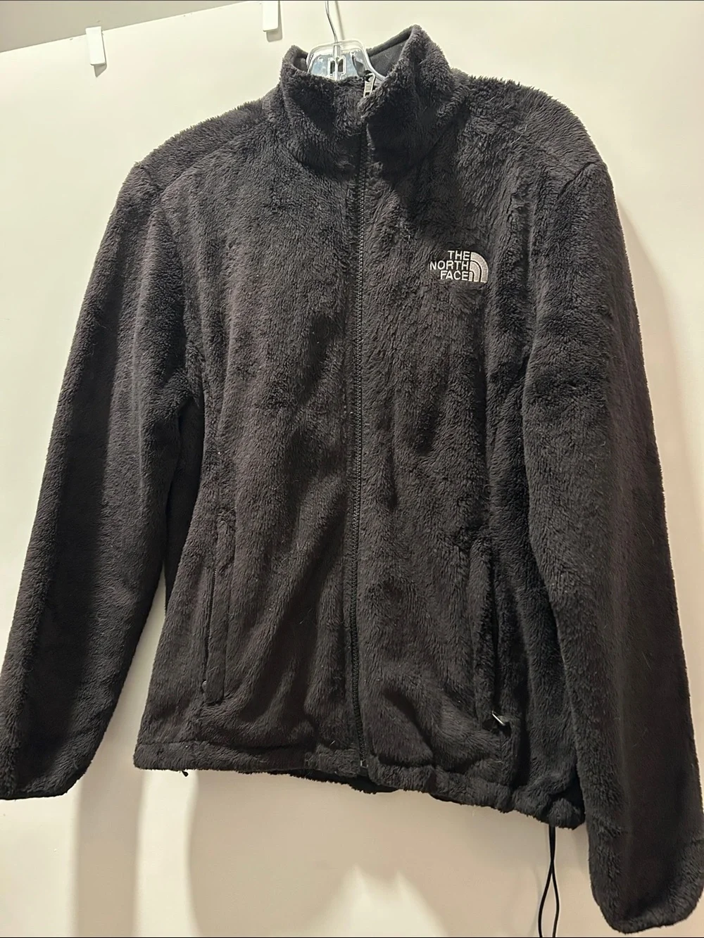 The North Face Black Plush Full-Zip Fleece Jacket